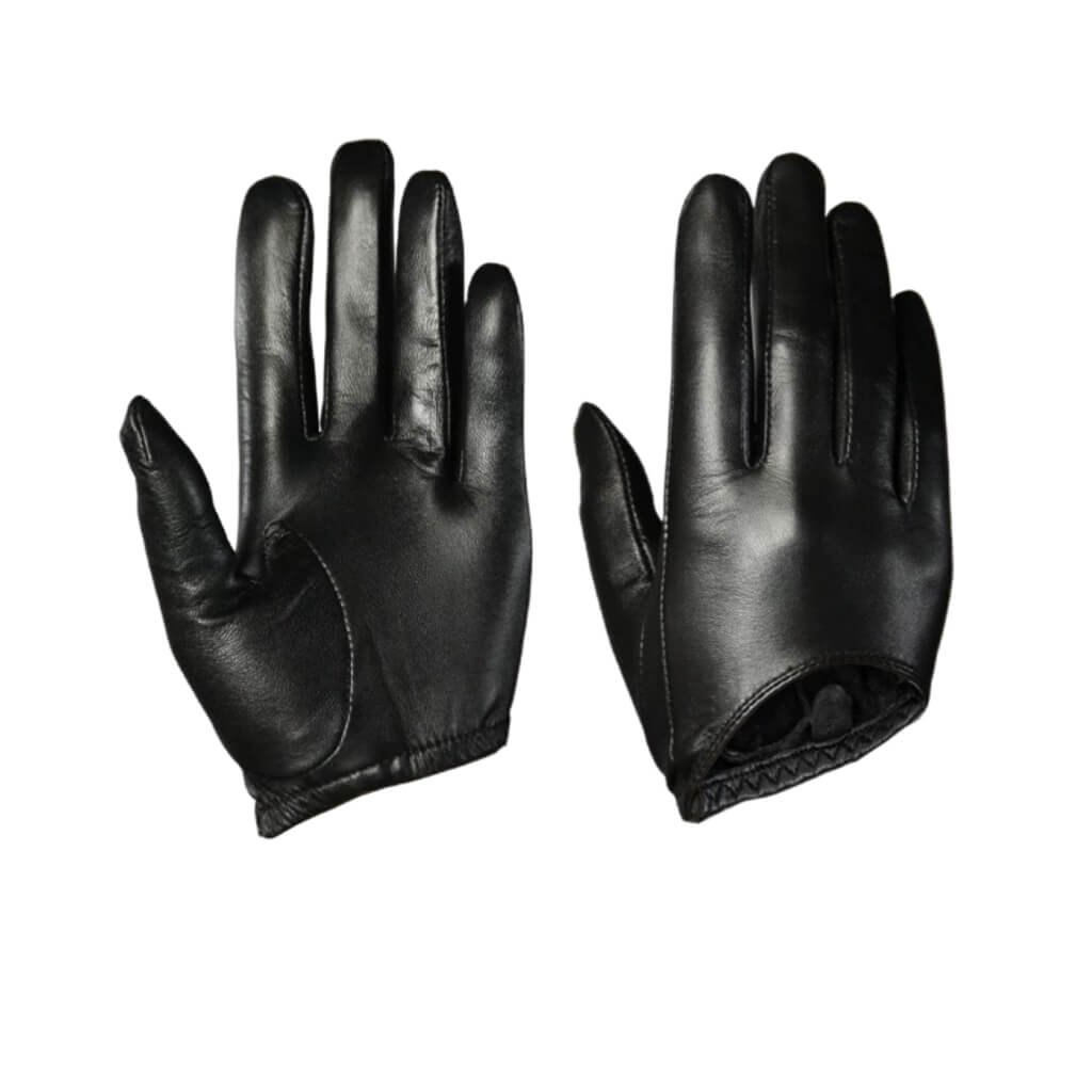 Women’s Fashion Goatskin Driving Gloves – Fingerless, Lightweight