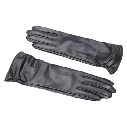Women’s Long Lambskin Driving Gloves – 11-Inch, Silk Lining