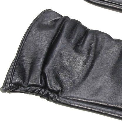 Women’s Long Lambskin Driving Gloves – 11-Inch, Silk Lining